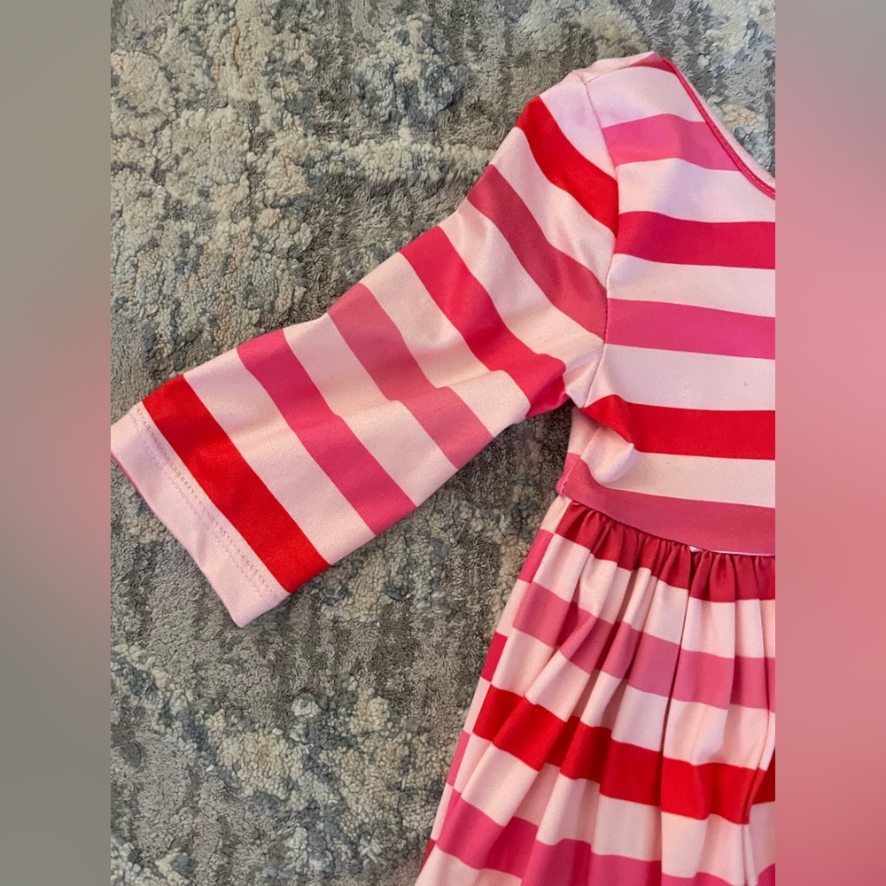 Mila & Rose 2T Girl Valentine’s Day All You Need Is Love Twirl Dress - Picture 6 of 16